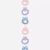 6pk charm hair ties