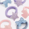 6pk charm hair ties