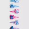 6pk disney's stitch snap hair clips