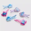 6pk disney's stitch snap hair clips