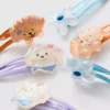 6pk dog charm snap hair clips