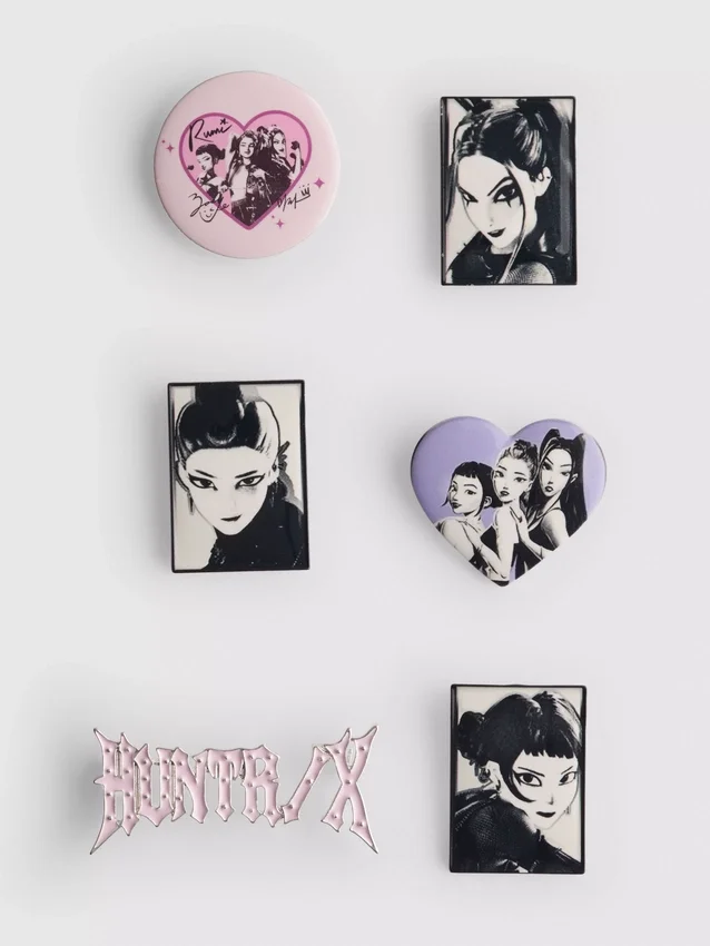 6pk kpop demon hunters badges