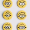 6pk minions buttons