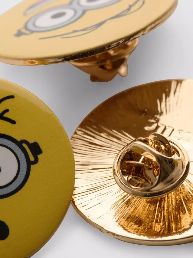 6pk minions buttons