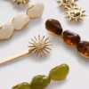 6pk paula echevarría celestial resin hair clips