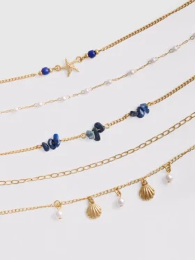 6pk sea life choker chains