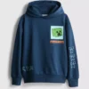 7-15 yrs | minecraft graphic cotton-rich hoodie
