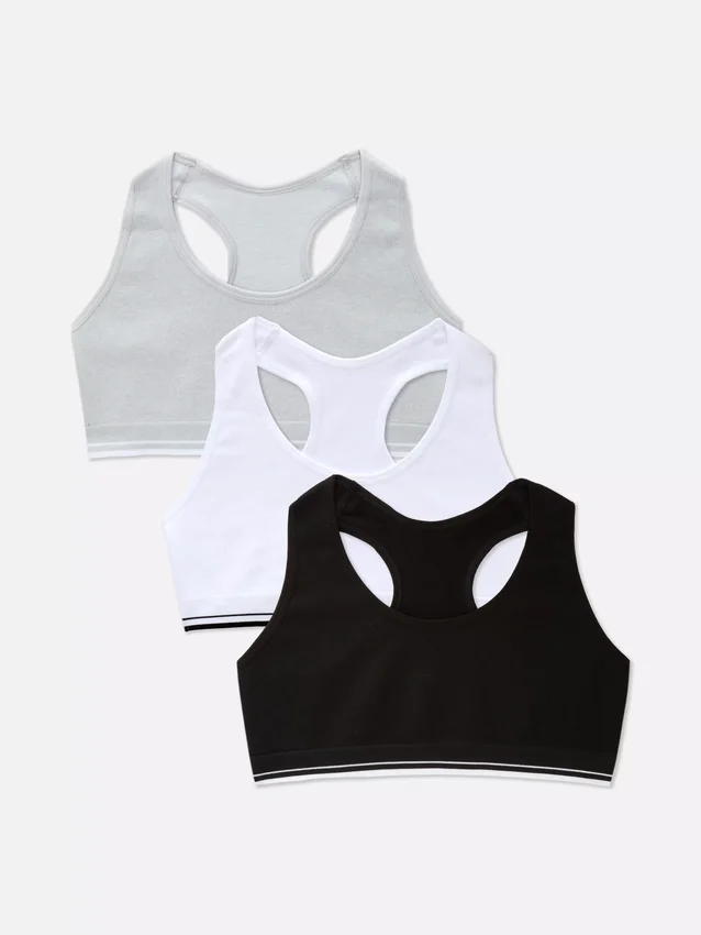 7-15yrs | 3pk racerback cropped tops