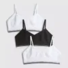 7-15yrs | 3pk ribbed crop tops