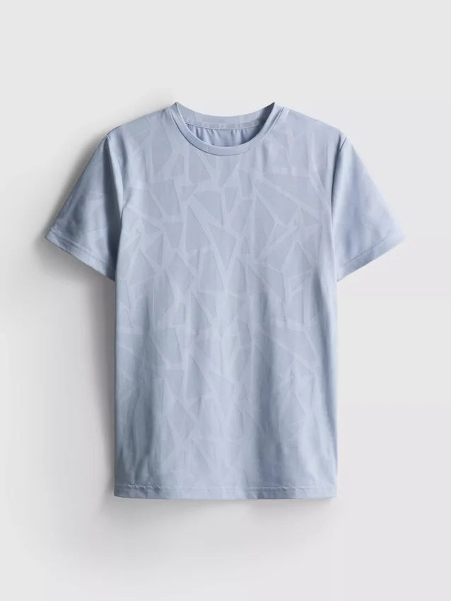 7-15yrs | active jacquard t-shirt