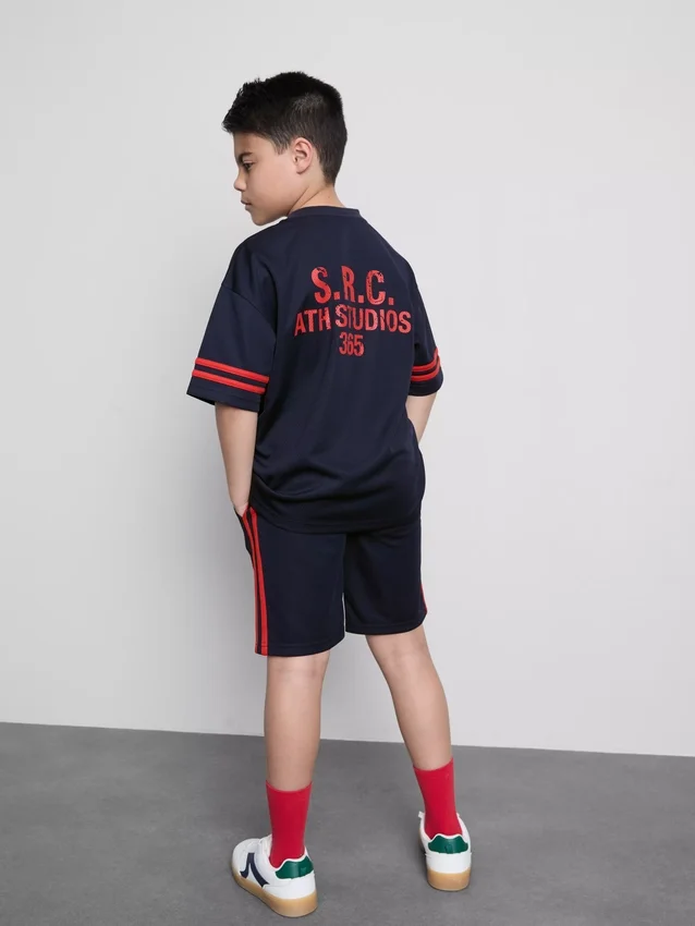 7-15yrs | active mesh t-shirt and shorts set