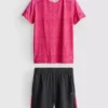 7-15yrs | active t-shirt and shorts set