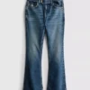 7-15yrs | belted flare jeans