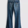 7-15yrs | belted flare jeans