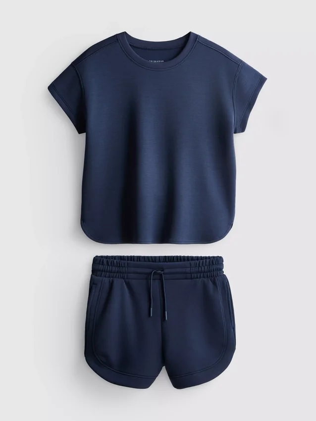 7-15yrs | boxy t-shirt and runner shorts set