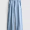 7-15yrs | brushed wide leg joggers
