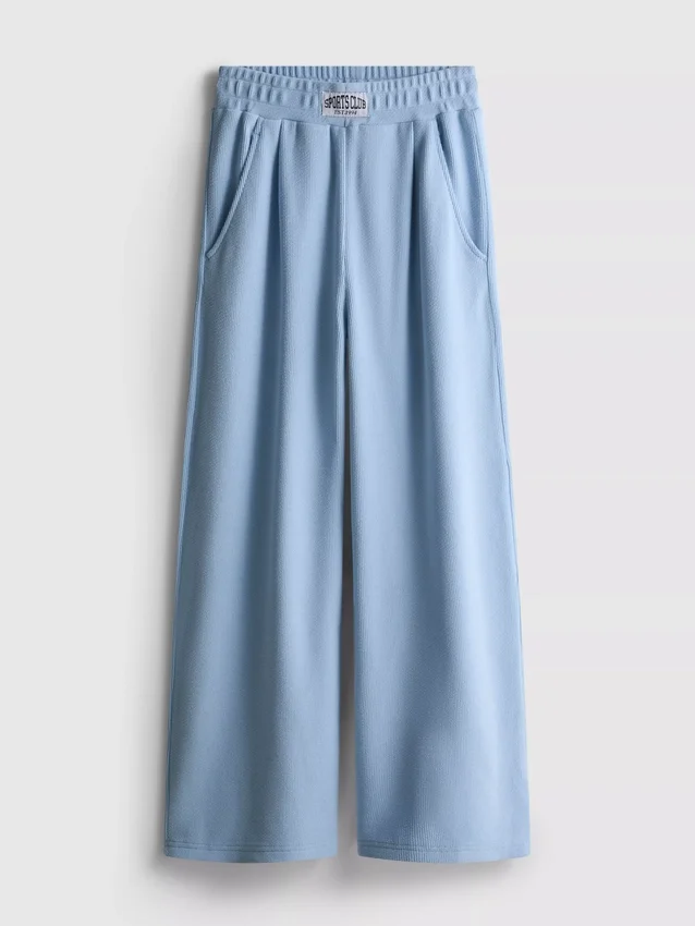 7-15yrs | brushed wide leg joggers