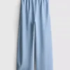 7-15yrs | brushed wide leg joggers