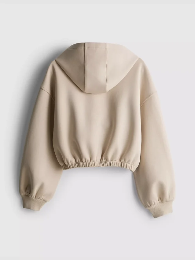 7-15yrs | bubble hem hoodie