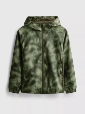 7-15yrs | camouflage print zip-up sports jacket