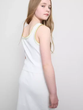 7-15yrs | contrast stitch tank