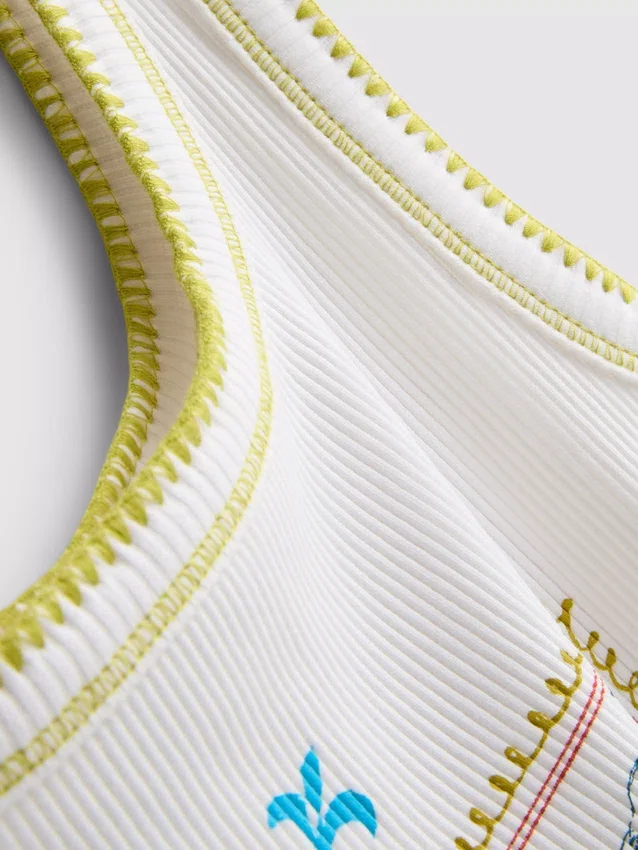 7-15yrs | contrast stitch tank