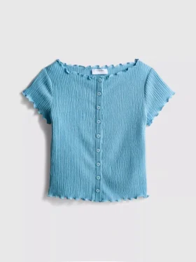 7-15yrs | crinkle textured blouse