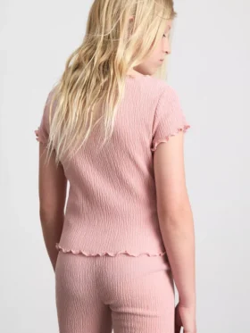 7-15yrs | crinkle textured blouse