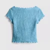 7-15yrs | crinkle textured blouse