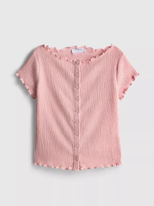 7-15yrs | crinkle textured blouse