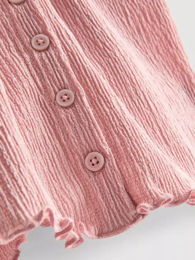 7-15yrs | crinkle textured blouse