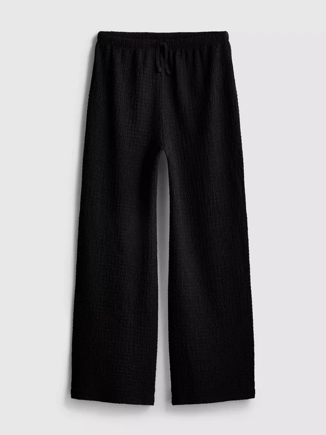 7-15yrs | crinkle textured pants