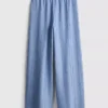 7-15yrs | crinkle textured pants