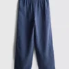 7-15yrs | crinkle textured pants
