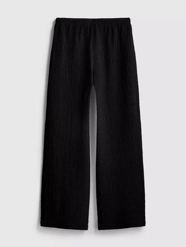 7-15yrs | crinkle textured pants