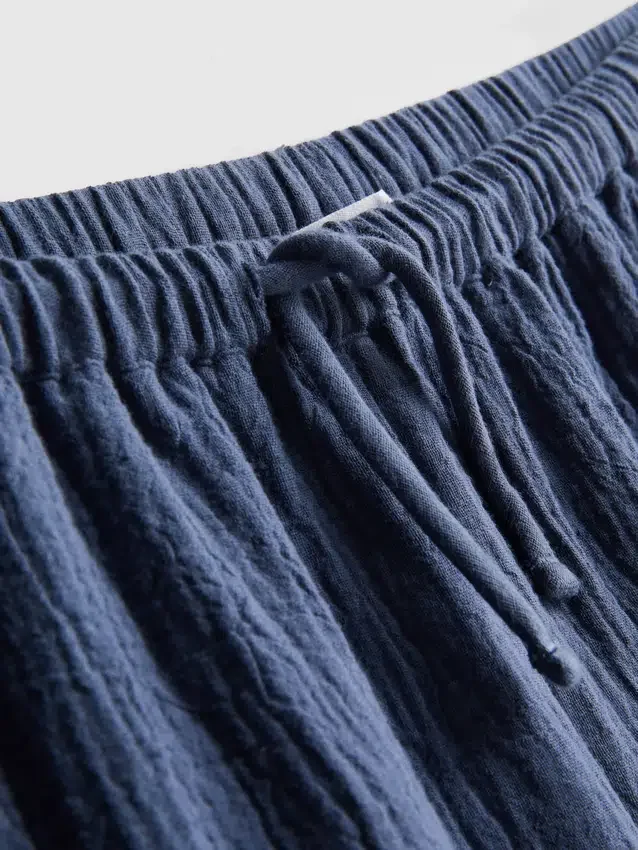 7-15yrs | crinkle textured pants