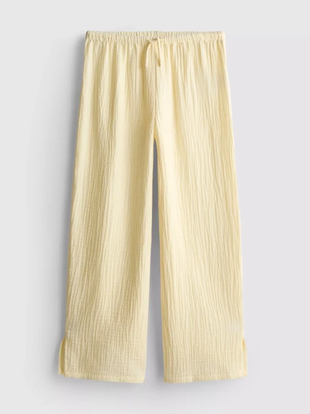 7-15yrs | crinkle textured pants