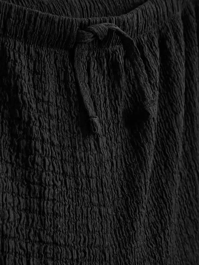 7-15yrs | crinkle textured pants