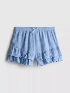 7-15yrs | crinkle tiered shorts