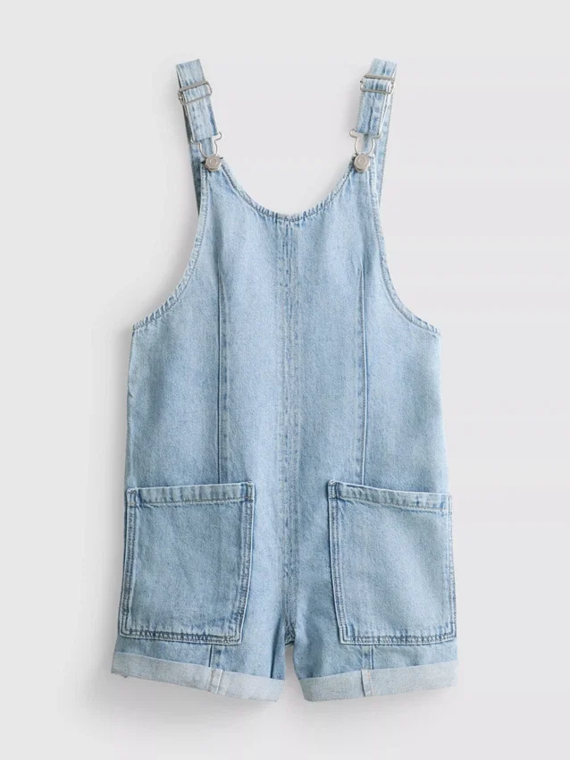 7-15yrs | denim overalls