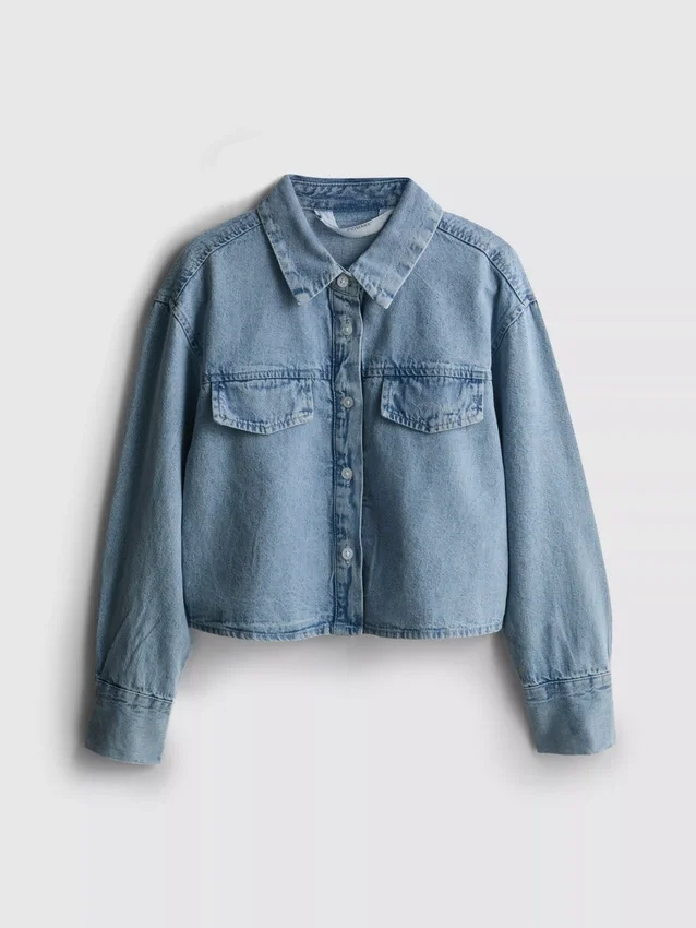 7-15yrs | denim shirt