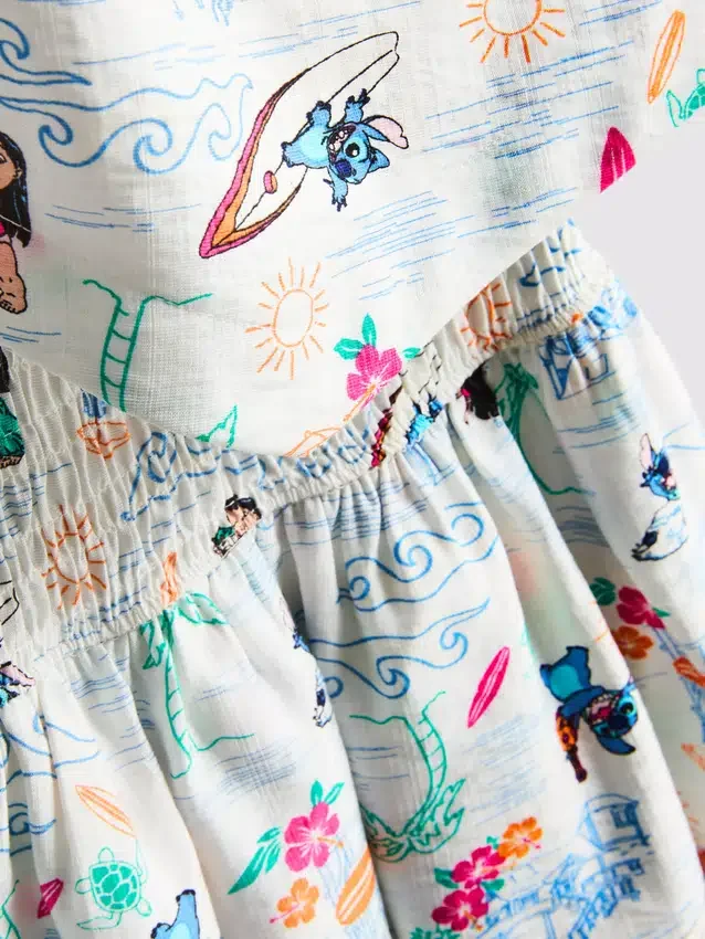 7-15yrs | disney's stitch top and rara skirt set