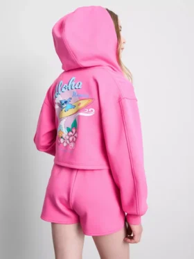 7-15yrs | disney’s stitch zip-up hoodie
