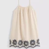 7-15yrs | embroidered cami smock dress