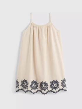 7-15yrs | embroidered cami smock dress