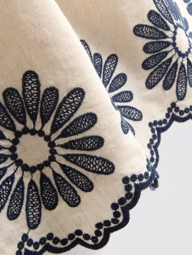 7-15yrs | embroidered cami smock dress