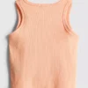 7-15yrs | embroidered ribbed tank
