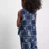 7-15yrs | embroidered sleeveless blouse