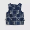 7-15yrs | embroidered sleeveless blouse