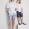 7-15yrs | fish embroidered shirt